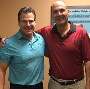 Baker Chiropractic and Wellness Patient John M and Dr. Paul Baker