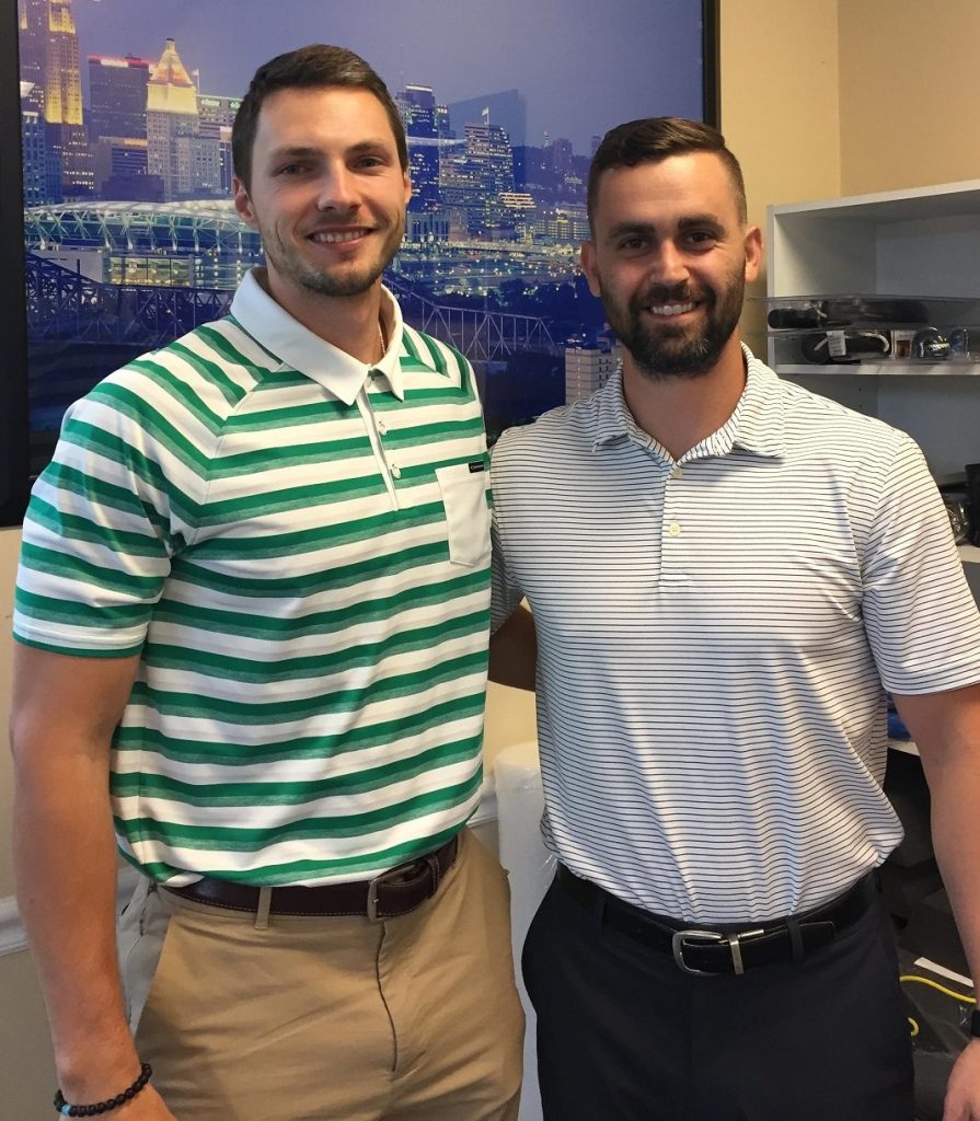 Baker Chiropractic and Wellness Patient Curtis Olvey and Dr. Garrett Knuckles