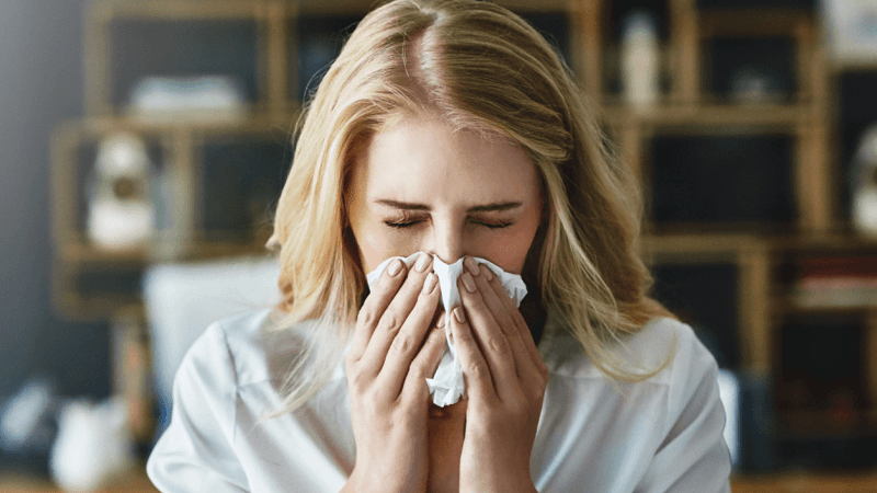 Sneeze after nose surgery